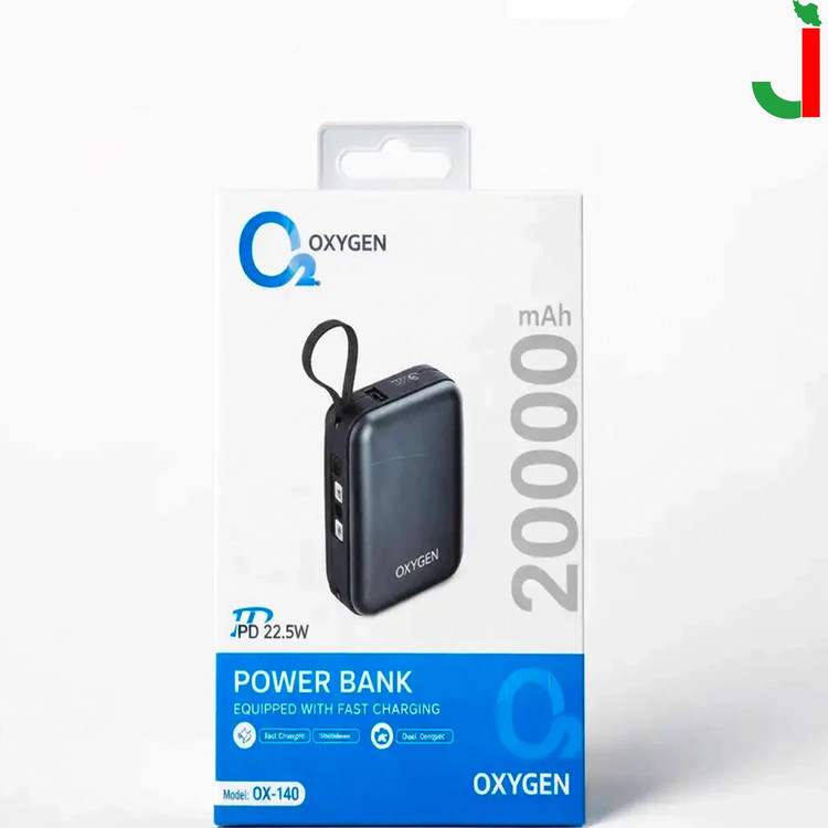 پاوربانک ۲۰ هزار اکسیژن مدل OX140