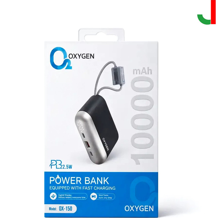پاور بانک ۱۰ هزار جیبی اکسیژن مدل OX150