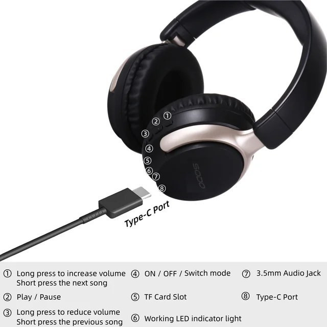 هدفون سودو مدل SD1103