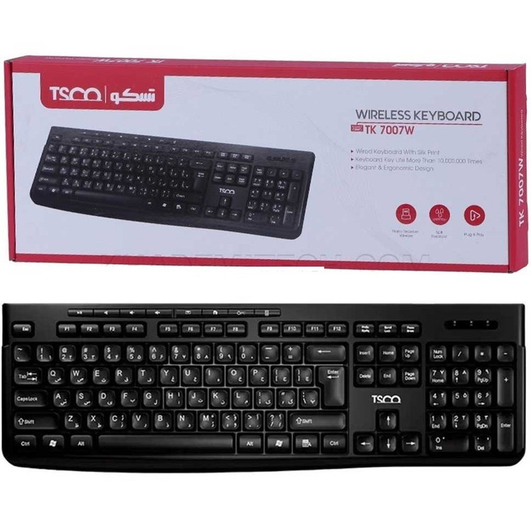 کیبورد تسکو مدل TK7007w