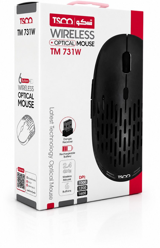 موس وایرلس تسکو مدل TM731W
