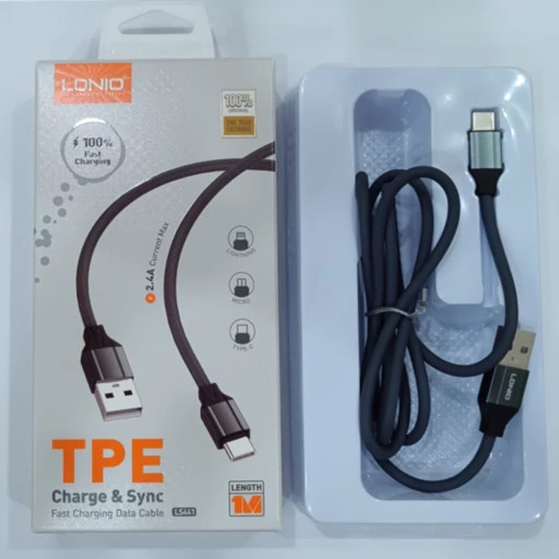 کابل شارژ USB به تایپ c الدینیو مدل LS441