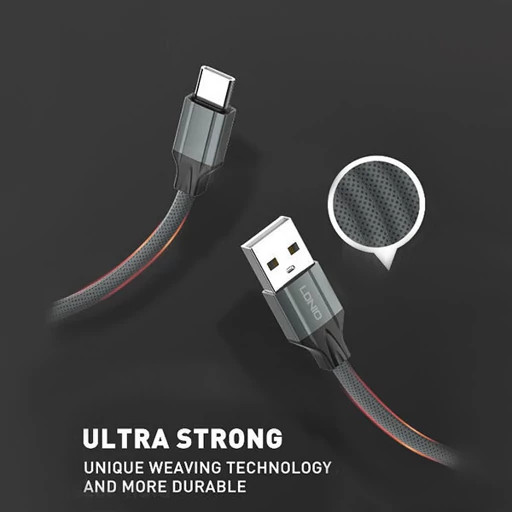 کابل شارژ USB به تایپ c الدینیو مدل LS441