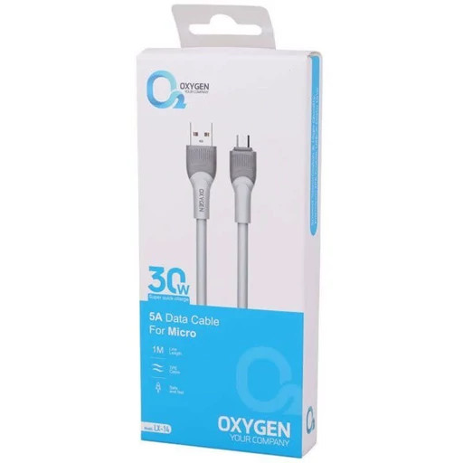 کابل تبدیل USB به microUSB اکسیژن مدل LX14