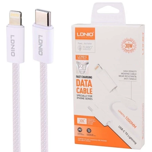 کابل تایپ C به لایتنینگ برند LDNIO