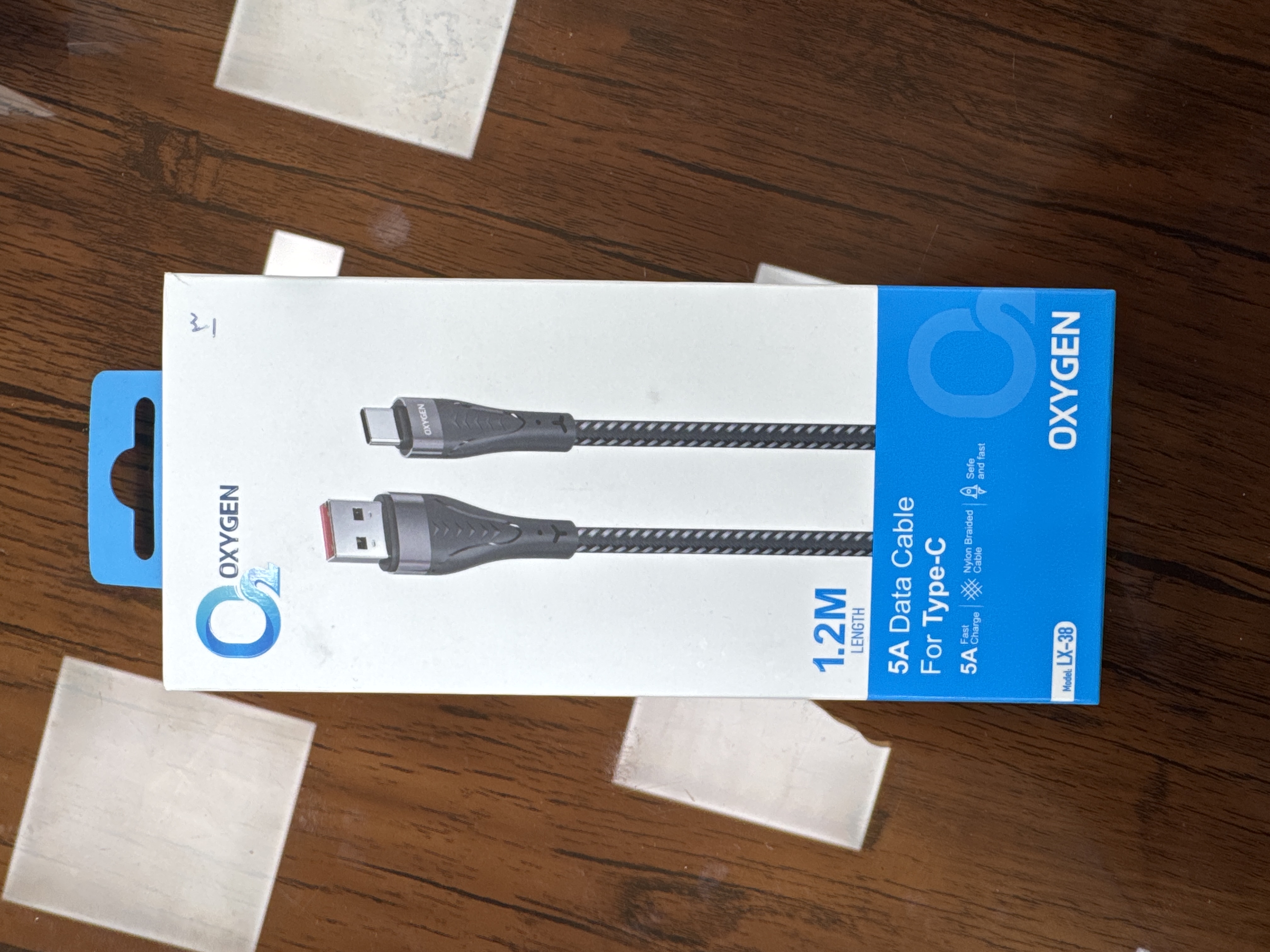 کابل USB به تایپ C برند اکسیژن مدل LX38